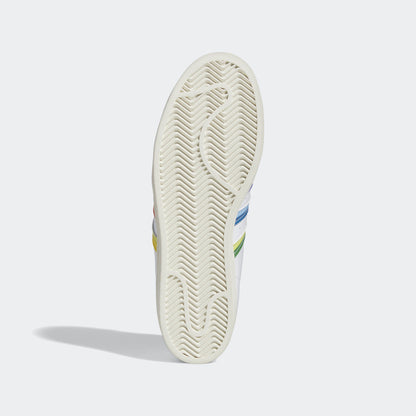 Adidas Superstar Pride Sneakers - White / Yellow / Red / Blue / Green / Purple - view 3