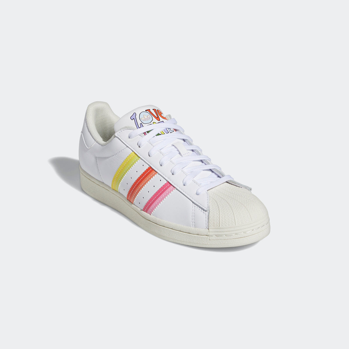 Adidas Superstar Pride Sneakers - White / Yellow / Red / Blue / Green / Purple - view 4