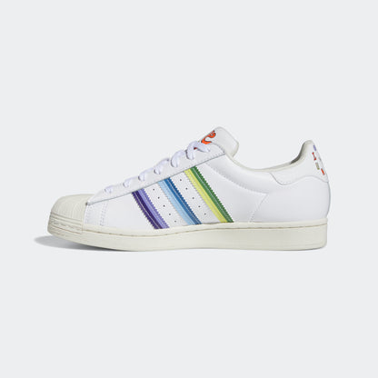Adidas Superstar Pride Sneakers - White / Yellow / Red / Blue / Green / Purple - view 6