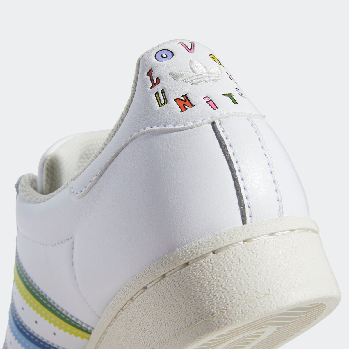 Adidas Superstar Pride Sneakers - White / Yellow / Red / Blue / Green / Purple - view 8