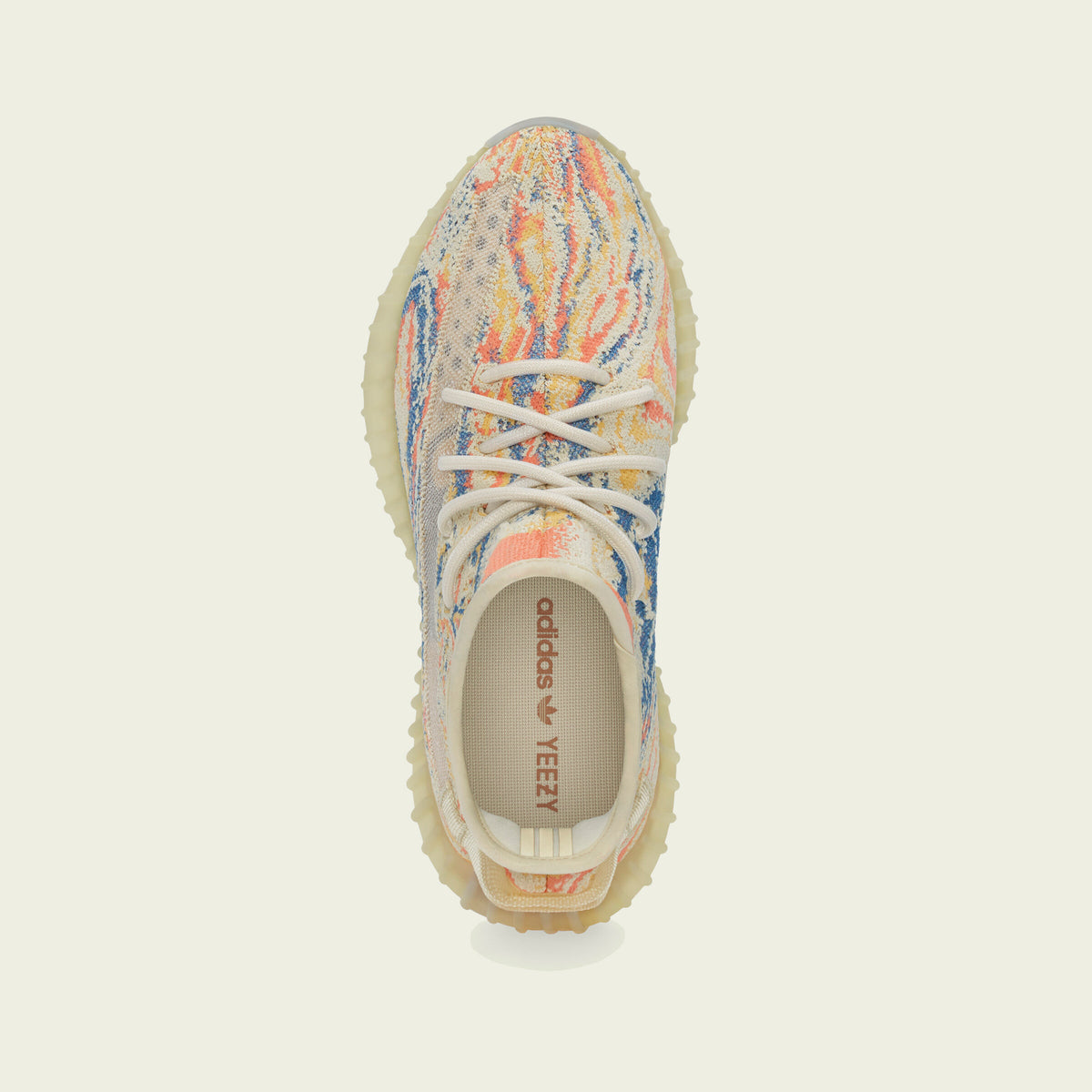 Adidas Yeezy BOOST 350 V2 Sneakers - Yellow / Blue / Pink - view 3