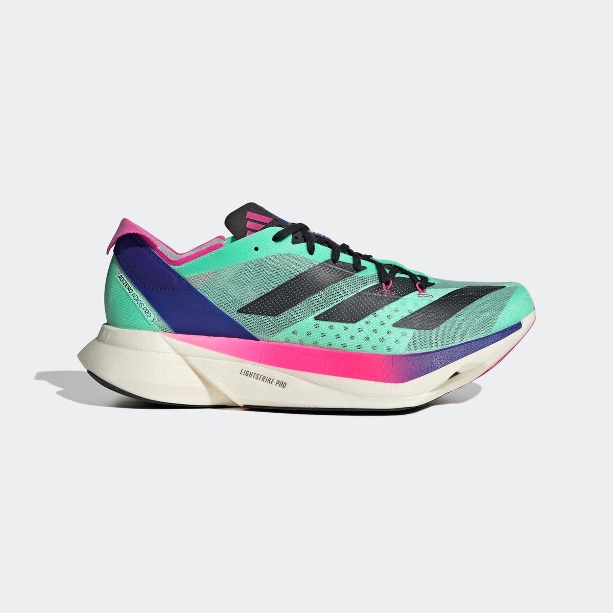Adidas Adizero Adios PRO 3.0 Sneakers - Mint Green / Black / Blue - view 6