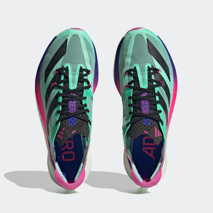 Adidas Adizero Adios PRO 3.0 Sneakers - Mint Green / Black / Blue - view 8