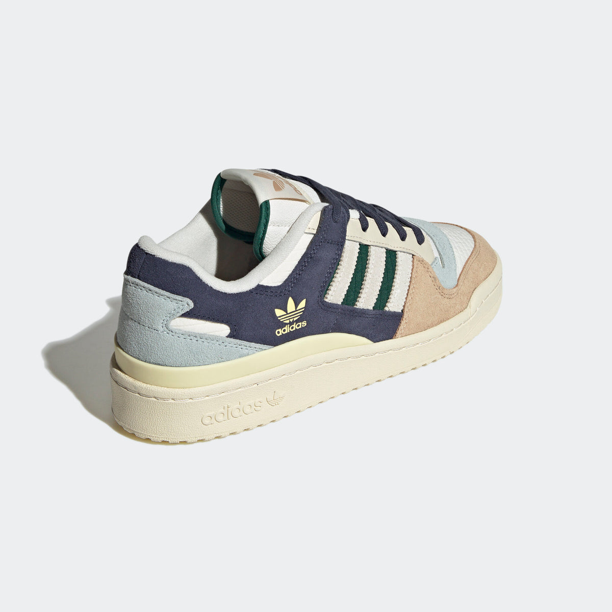 Adidas Forum 84 LOW Sneakers - White / Dark Navy / Light Blue / Light Brown / Green / Yellow - view 6