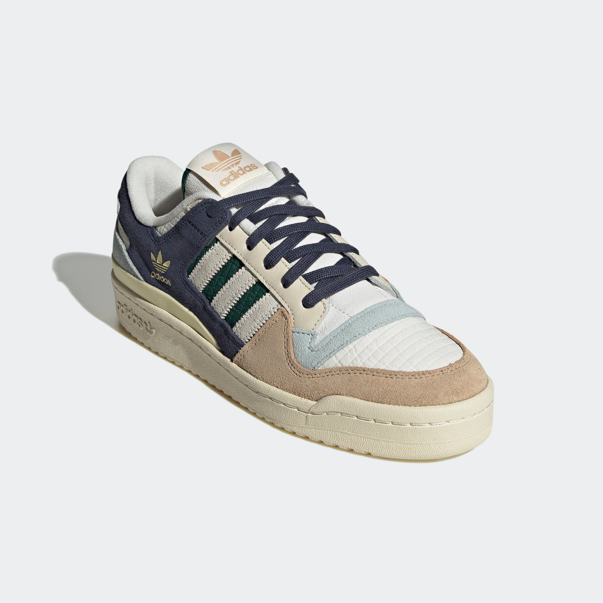 Adidas Forum 84 LOW Sneakers - White / Dark Navy / Light Blue / Light Brown / Green / Yellow - view 5