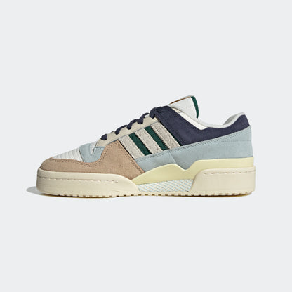 Adidas Forum 84 LOW Sneakers - White / Dark Navy / Light Blue / Light Brown / Green / Yellow - view 2