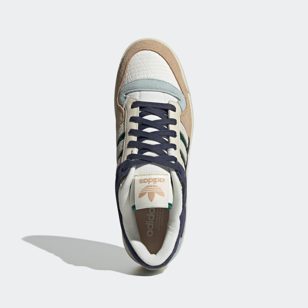 Adidas Forum 84 LOW Sneakers - White / Dark Navy / Light Blue / Light Brown / Green / Yellow - view 3