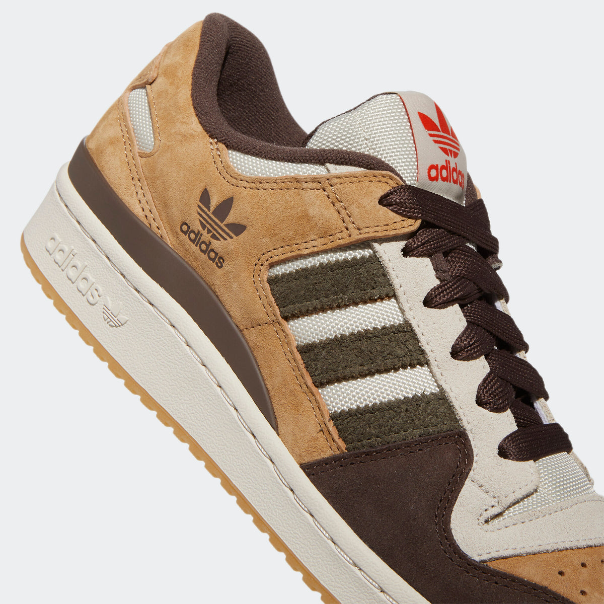 Adidas Forum 84 LOW Sneakers - Light Brown / Beige / Dark Brown / Brown - view 7