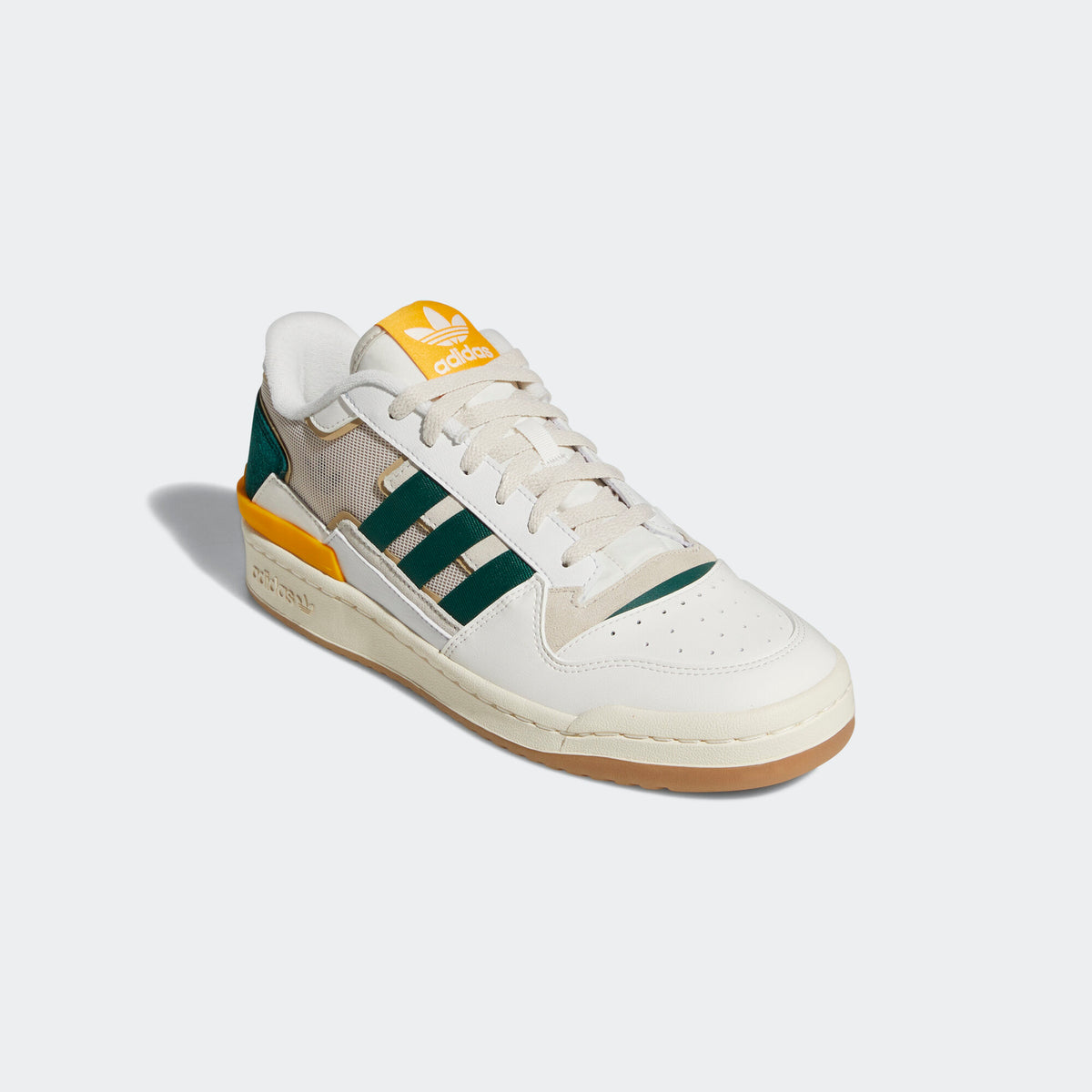 Adidas Forum Exhibit LOW Sneakers - White / Light Brown / Green / Yellow - view 5