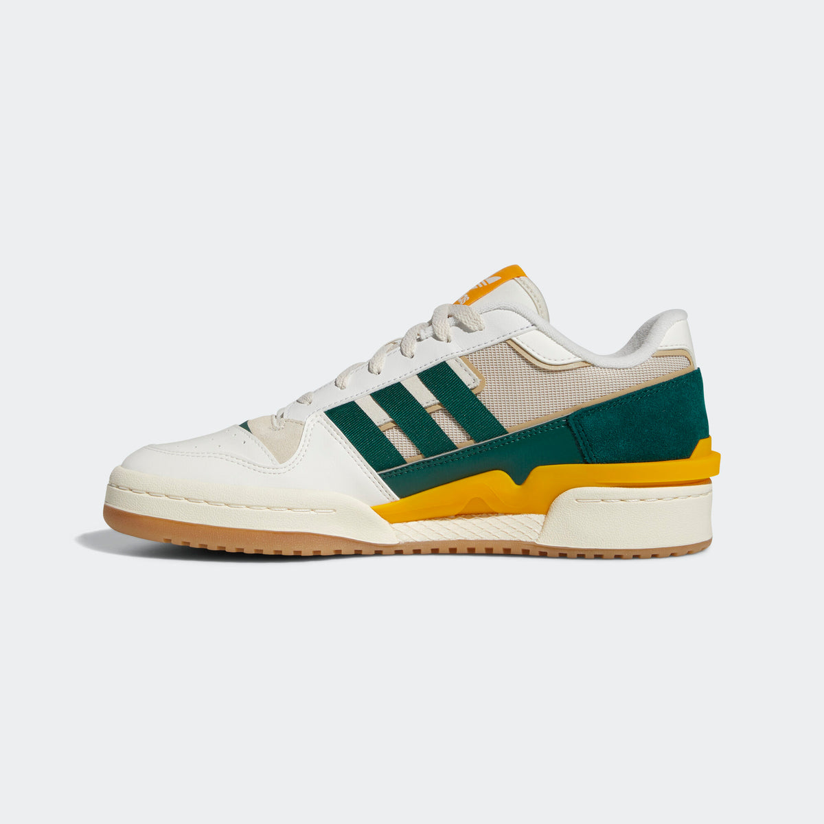 Adidas Forum Exhibit LOW Sneakers - White / Light Brown / Green / Yellow - view 2