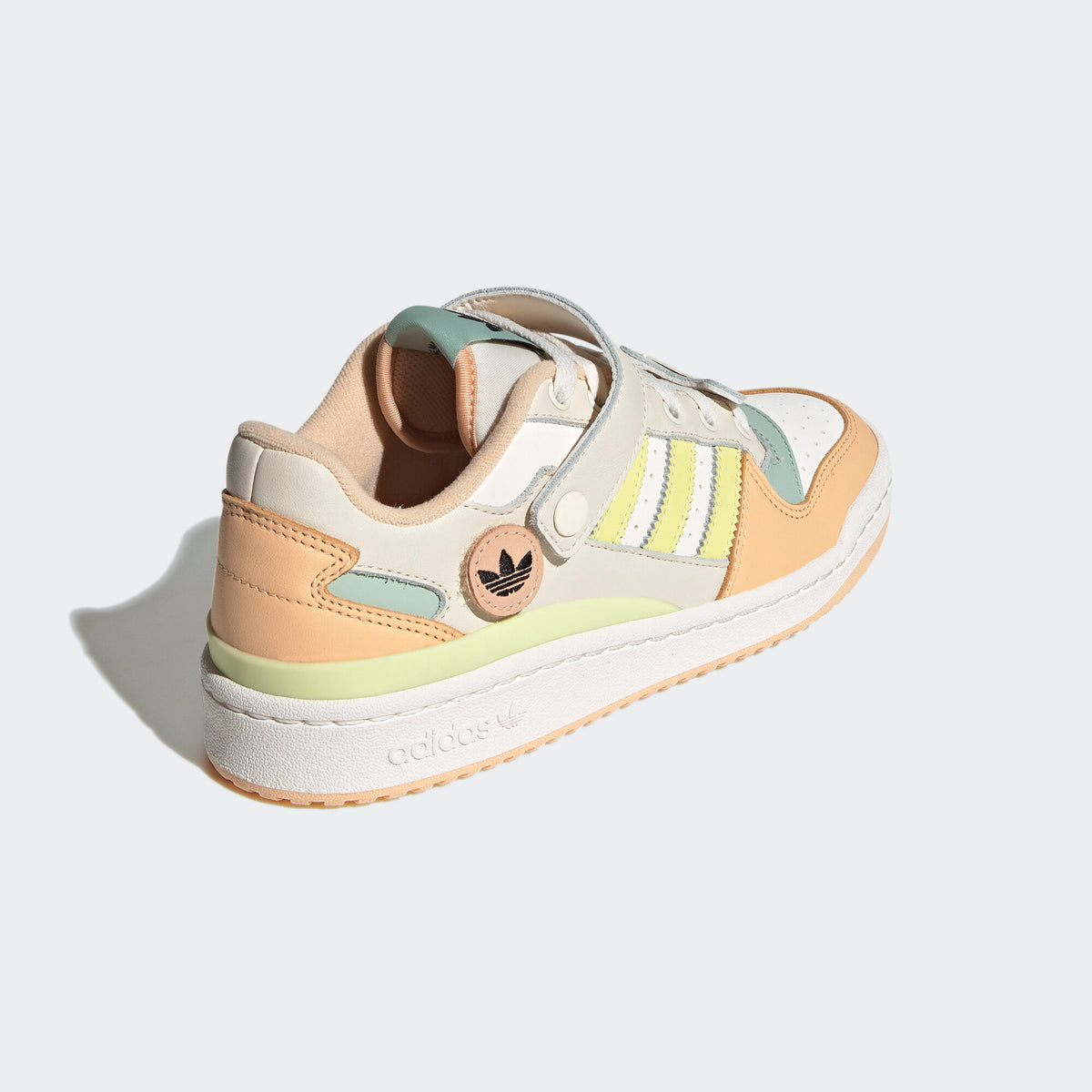 Adidas Forum LOW Sneakers - White / Light Orange / Beige / Yellow / Green - view 7
