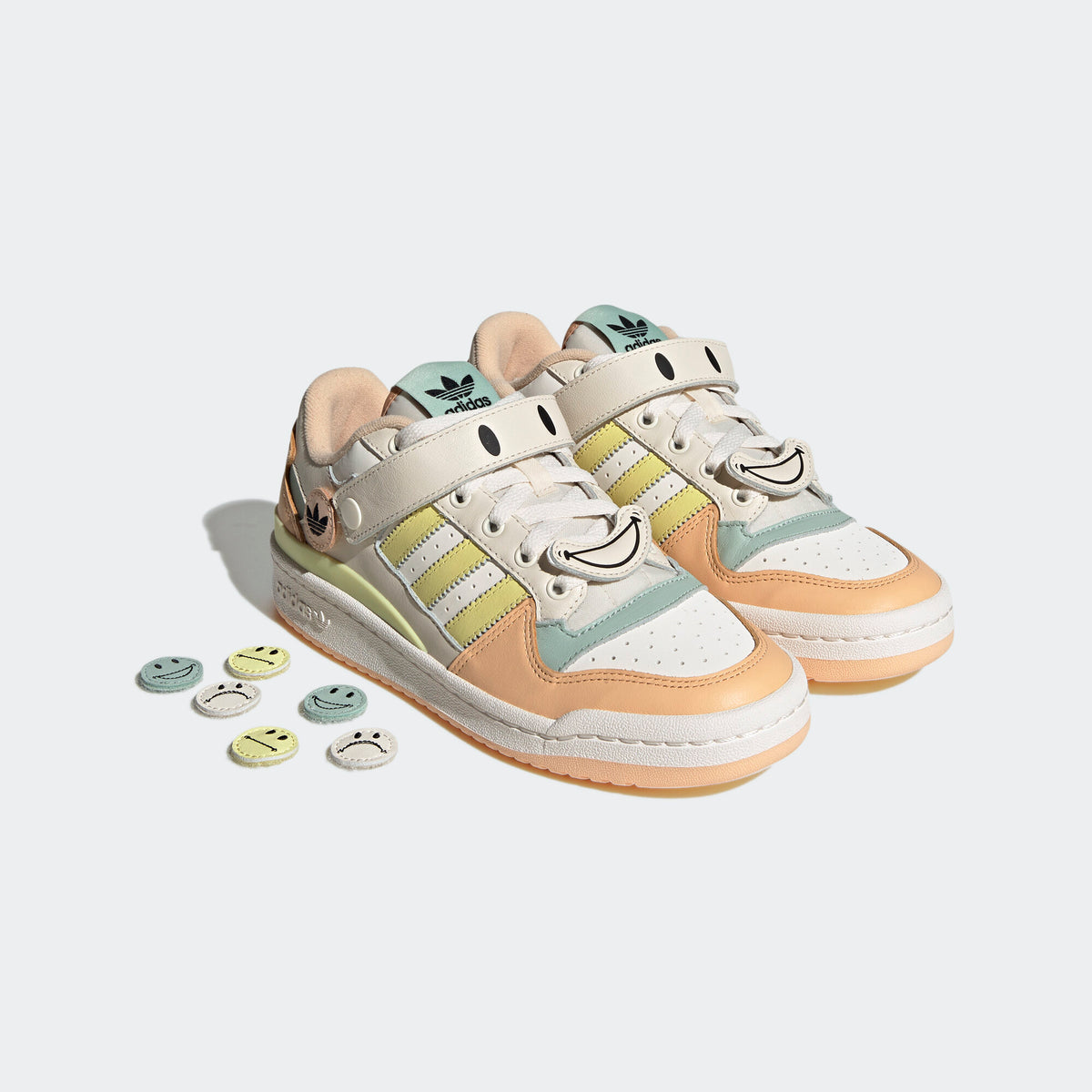 Adidas Forum LOW Sneakers - White / Light Orange / Beige / Yellow / Green - view 2
