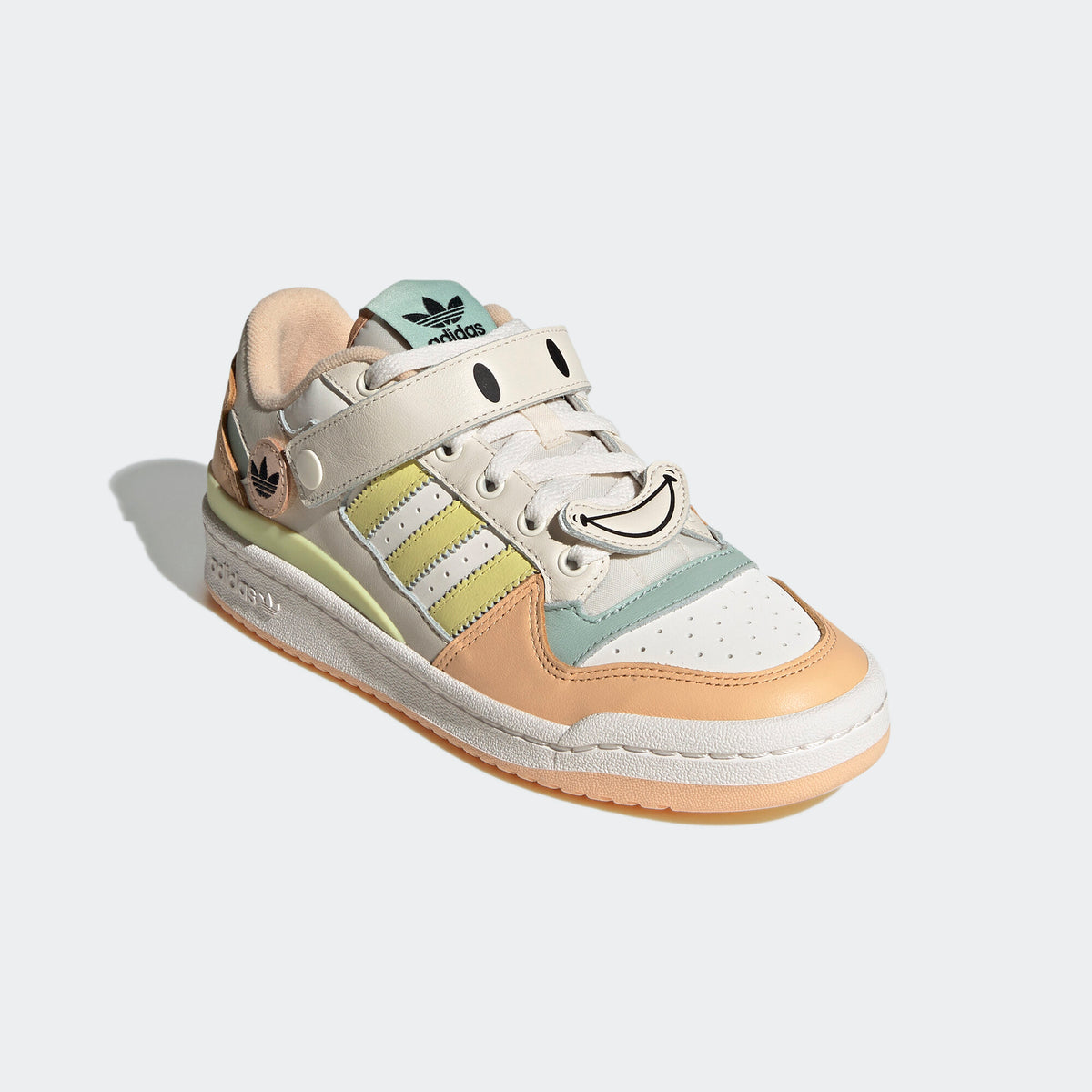 Adidas Forum LOW Sneakers - White / Light Orange / Beige / Yellow / Green - view 6