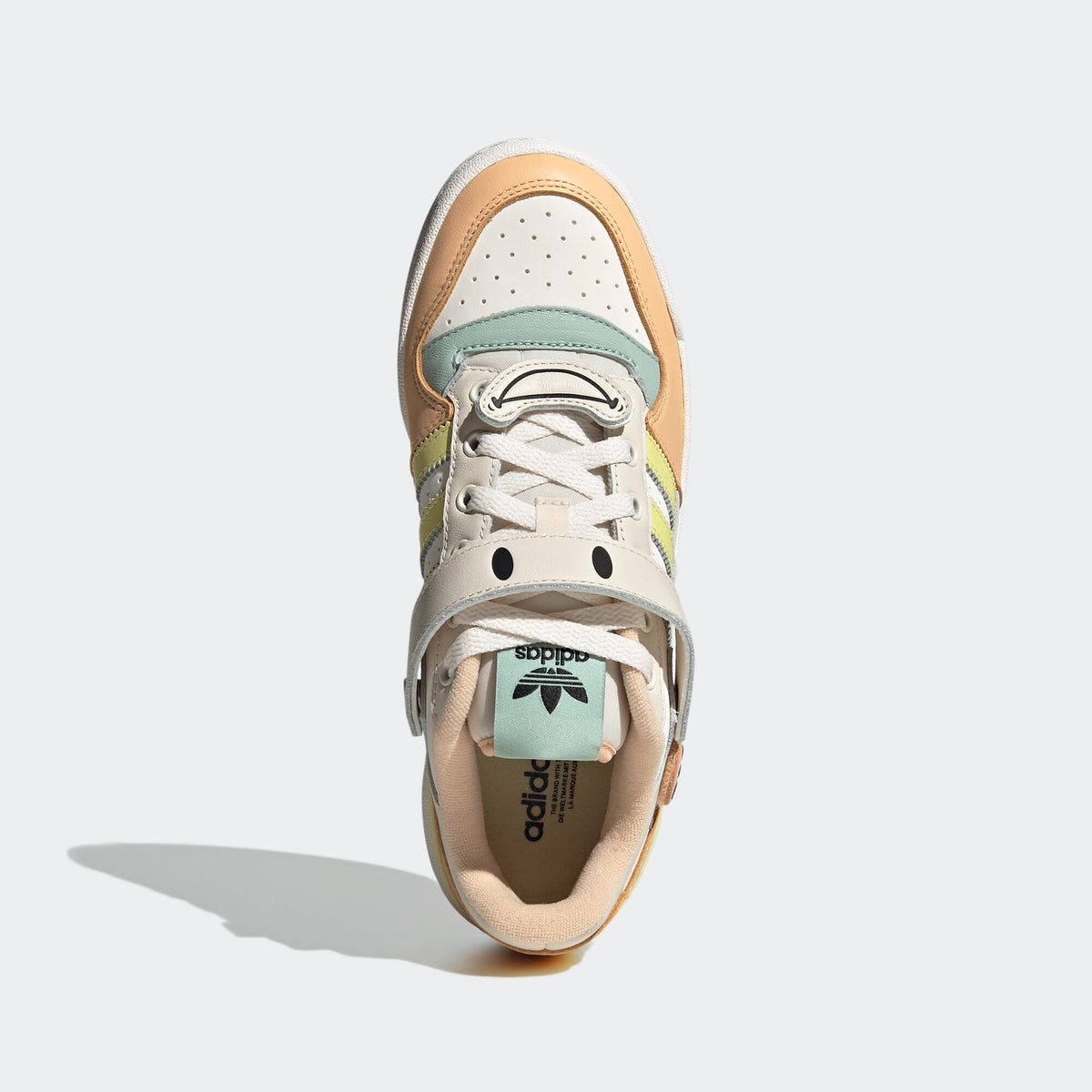 Adidas Forum LOW Sneakers - White / Light Orange / Beige / Yellow / Green - view 4