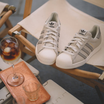 Adidas Superstar Sneakers - Light Grey / Dark Grey / White - view 1