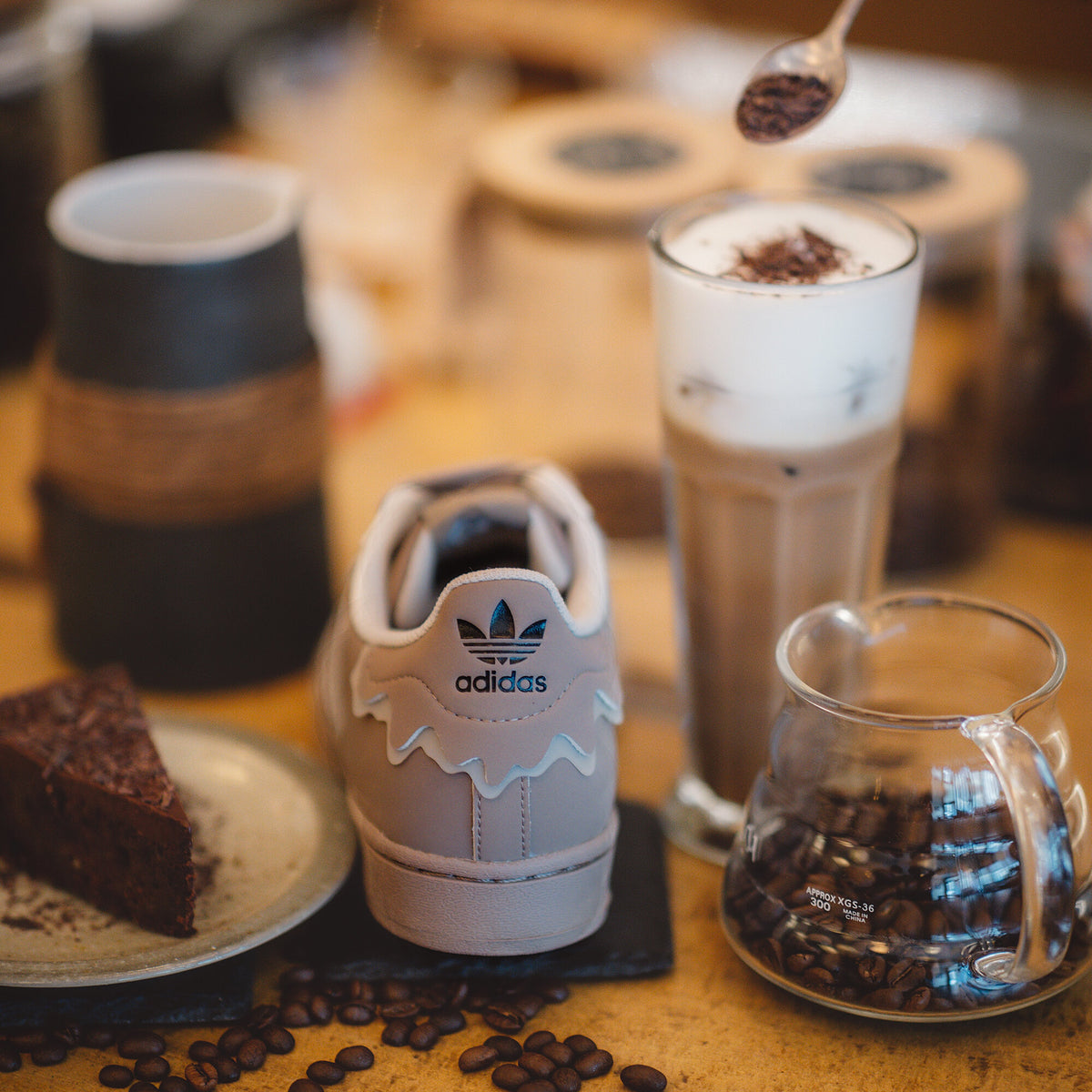 Adidas Superstar Sneakers - Light Taupe - view 1