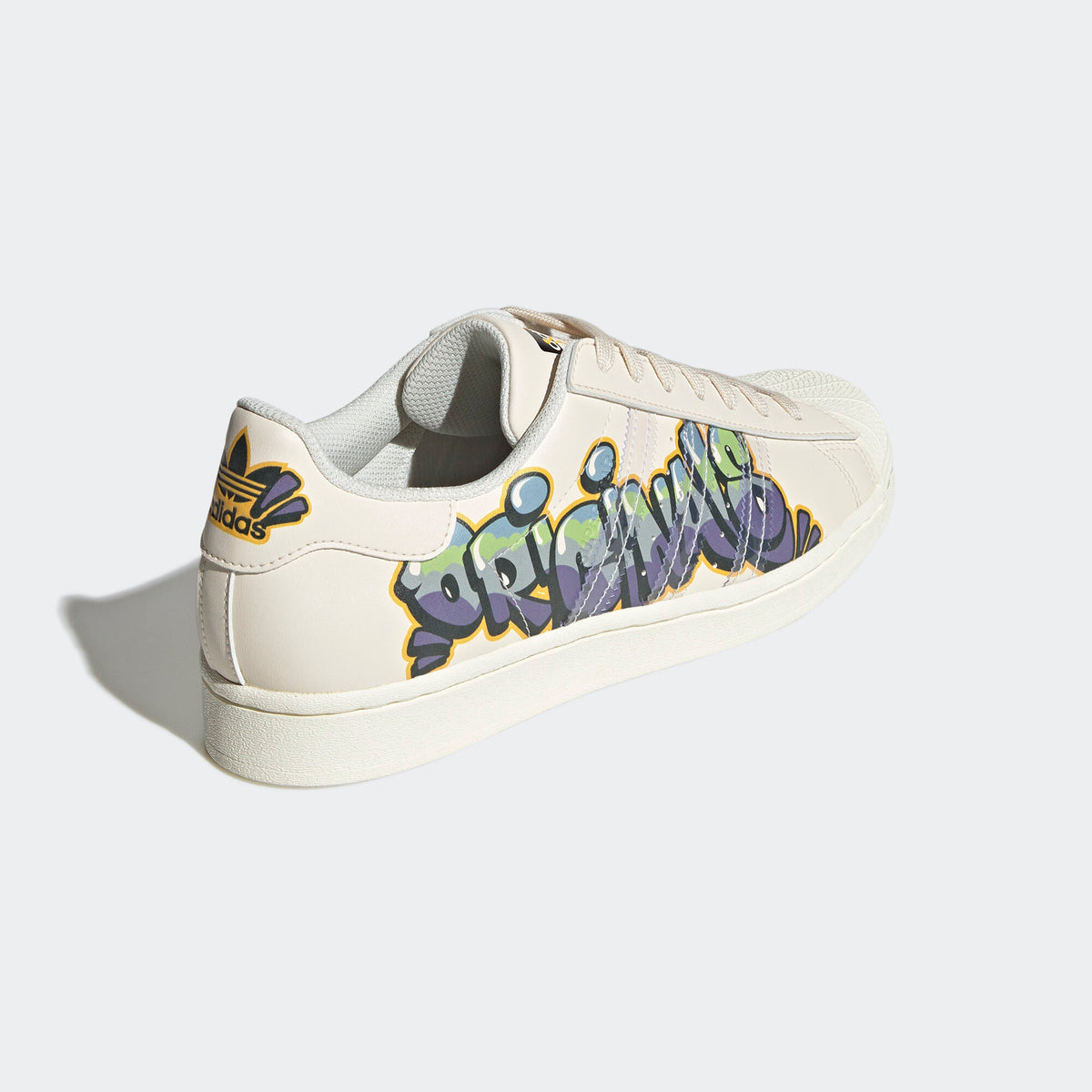Adidas Superstar Sneakers - White / Purple / Green / Blue - view 6