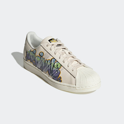 Adidas Superstar Sneakers - White / Purple / Green / Blue - view 5