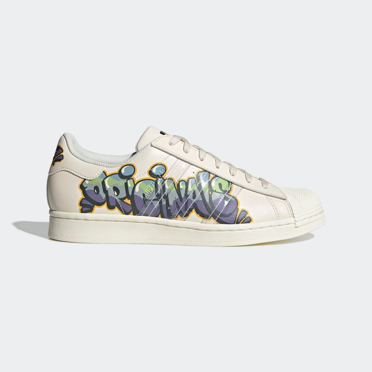 Adidas Superstar Sneakers - White / Purple / Green / Blue - view 1