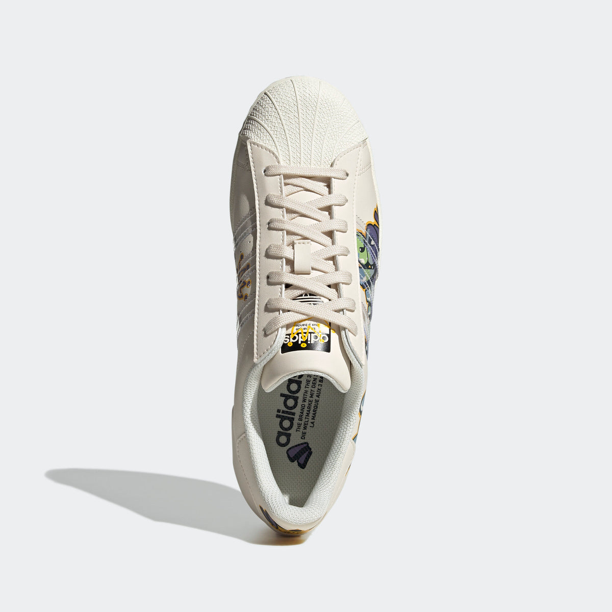 Adidas Superstar Sneakers - White / Purple / Green / Blue - view 3
