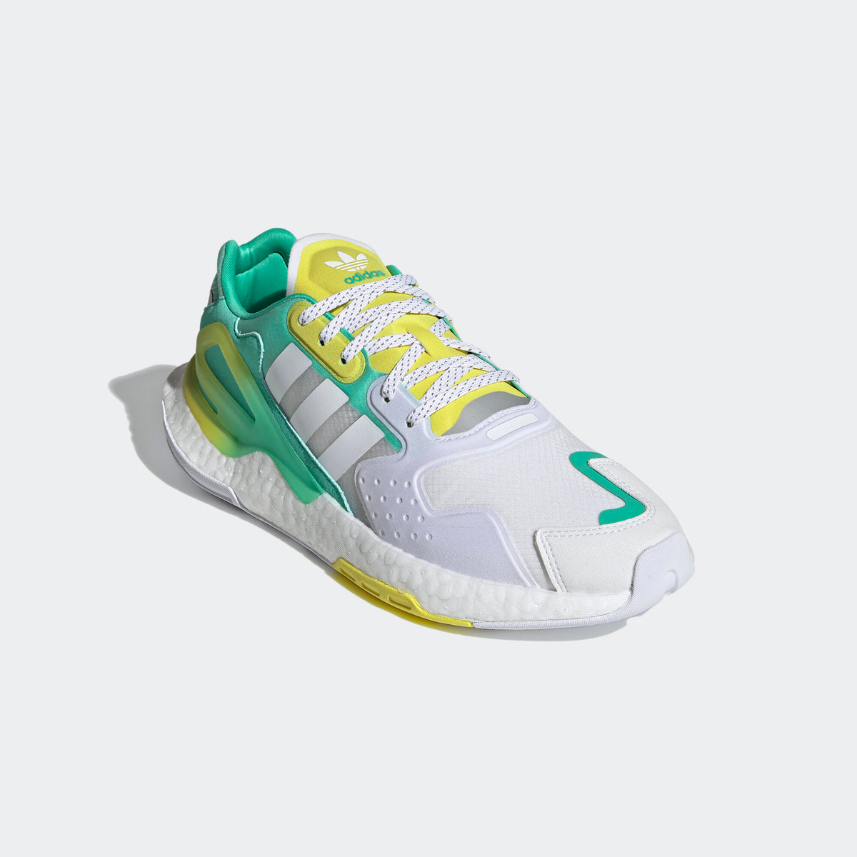 Adidas Day Jogger Sneakers - White / Green / Yellow - view 4