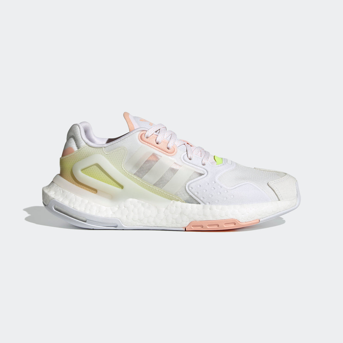Adidas Day Jogger Sneakers - White / Pink / Yellow - view 1
