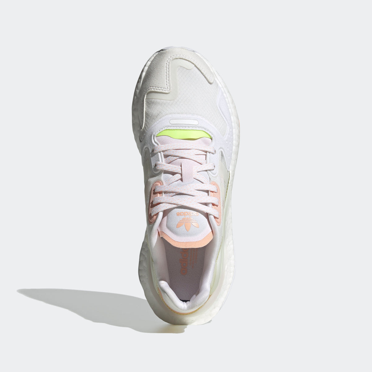 Adidas Day Jogger Sneakers - White / Pink / Yellow - view 2