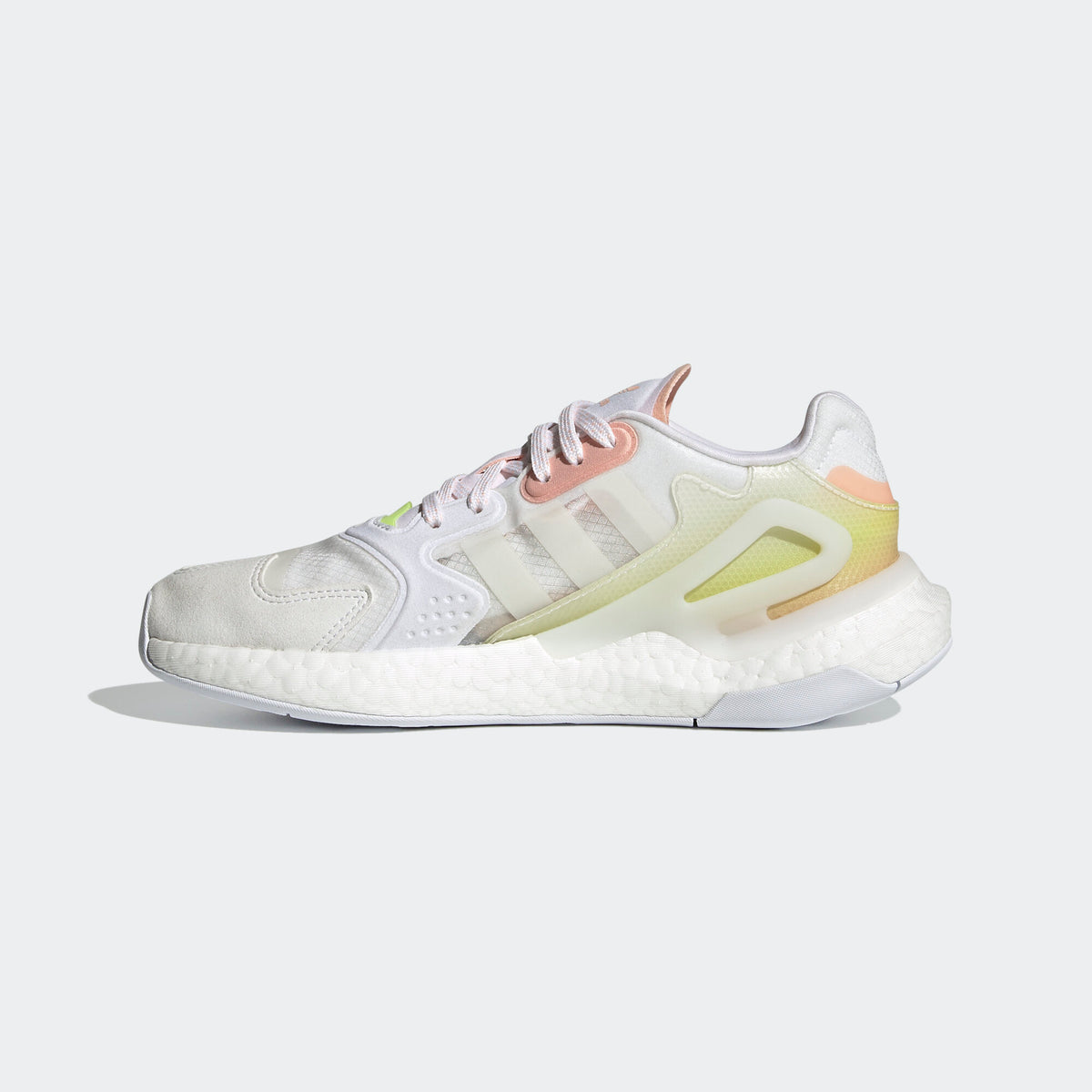 Adidas Day Jogger Sneakers - White / Pink / Yellow - view 6