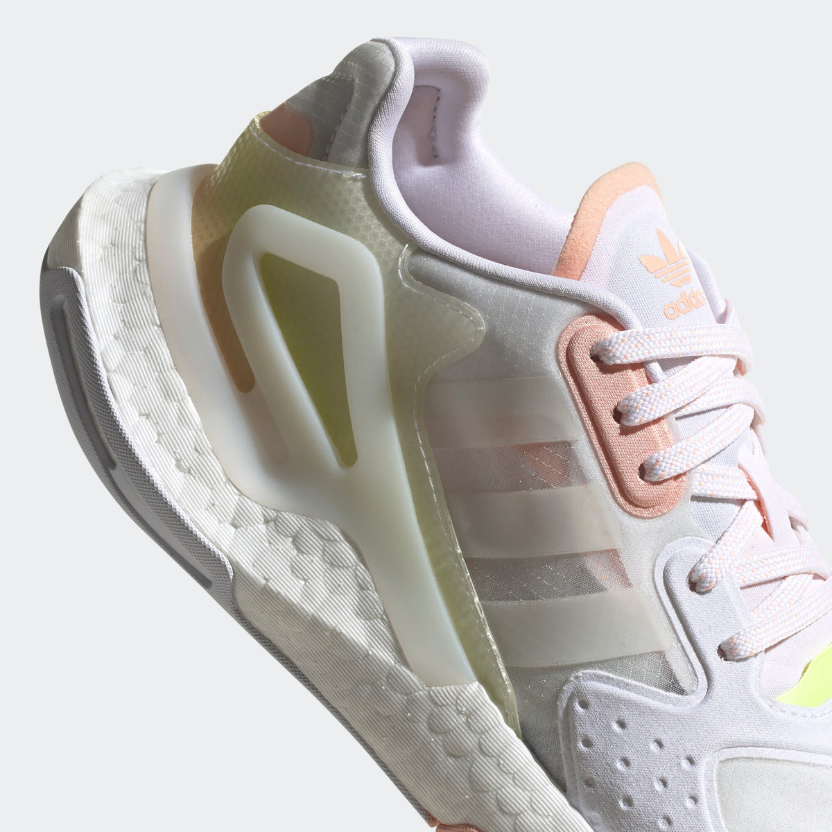 Adidas Day Jogger Sneakers - White / Pink / Yellow - view 8
