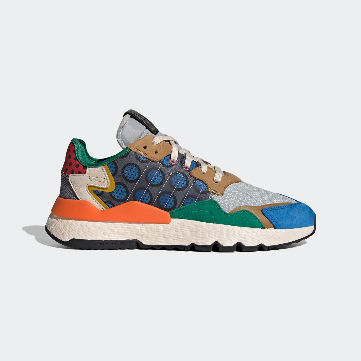Adidas Nite Jogger Sneakers - Dark Grey / Light Grey / Blue / Green / Ochre / Red / Black / Orange / Beige - view 1