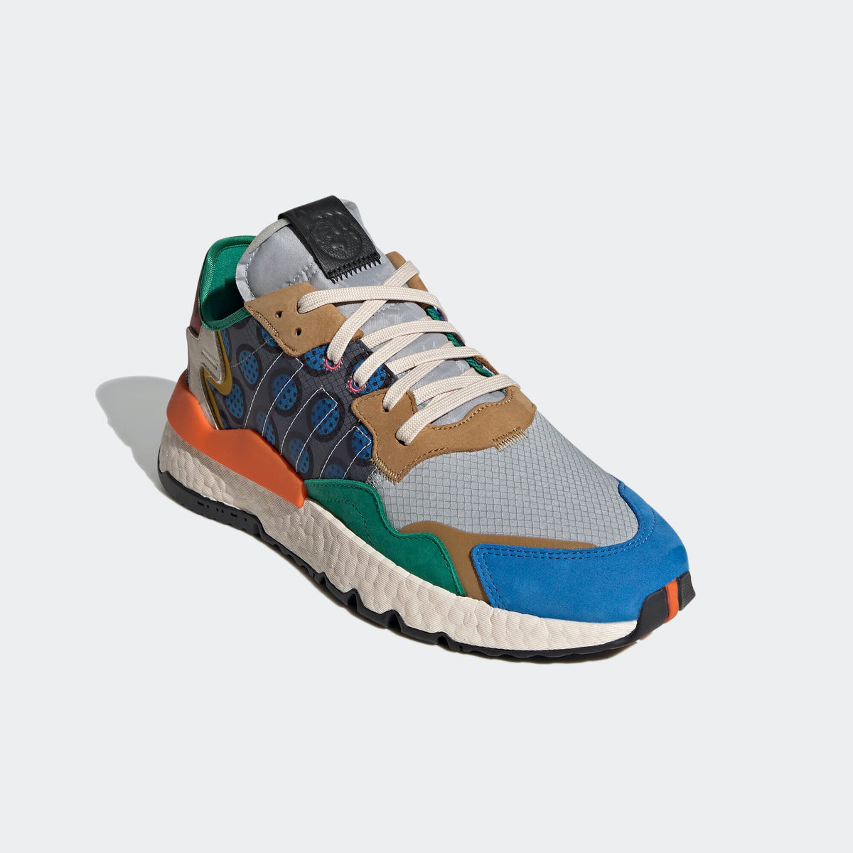 Adidas Nite Jogger Sneakers - Dark Grey / Light Grey / Blue / Green / Ochre / Red / Black / Orange / Beige - view 4