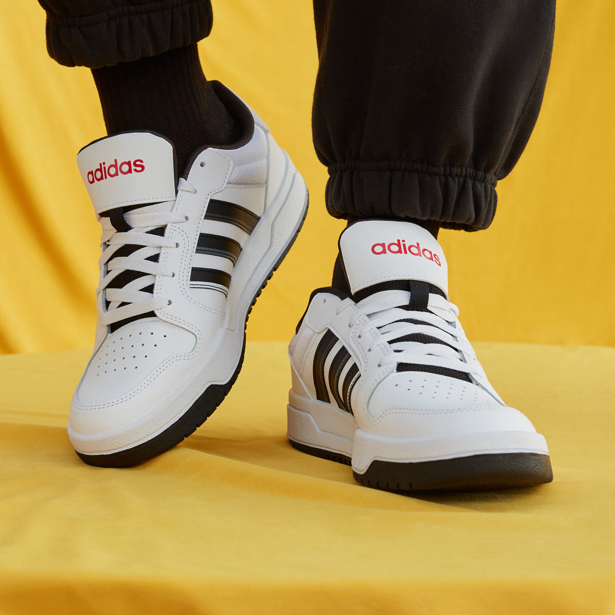 Adidas Entrap Sneakers - White / Black - view 1