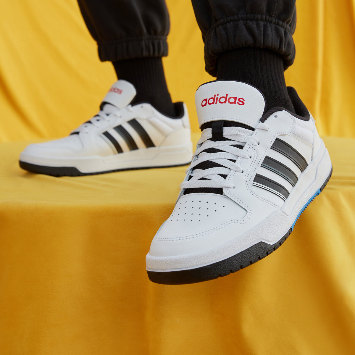 Adidas Entrap Sneakers - White / Black - view 2