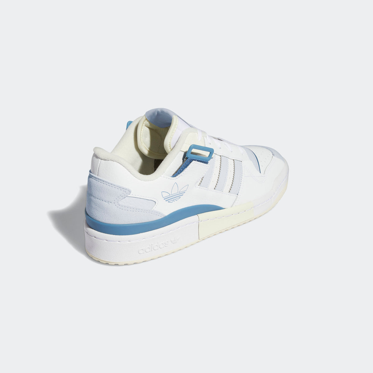 Adidas Forum Exhibit Low Sneakers - White / Light Blue Grey / Dark Blue - view 7