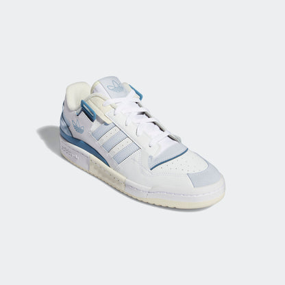 Adidas Forum Exhibit Low Sneakers - White / Light Blue Grey / Dark Blue - view 6