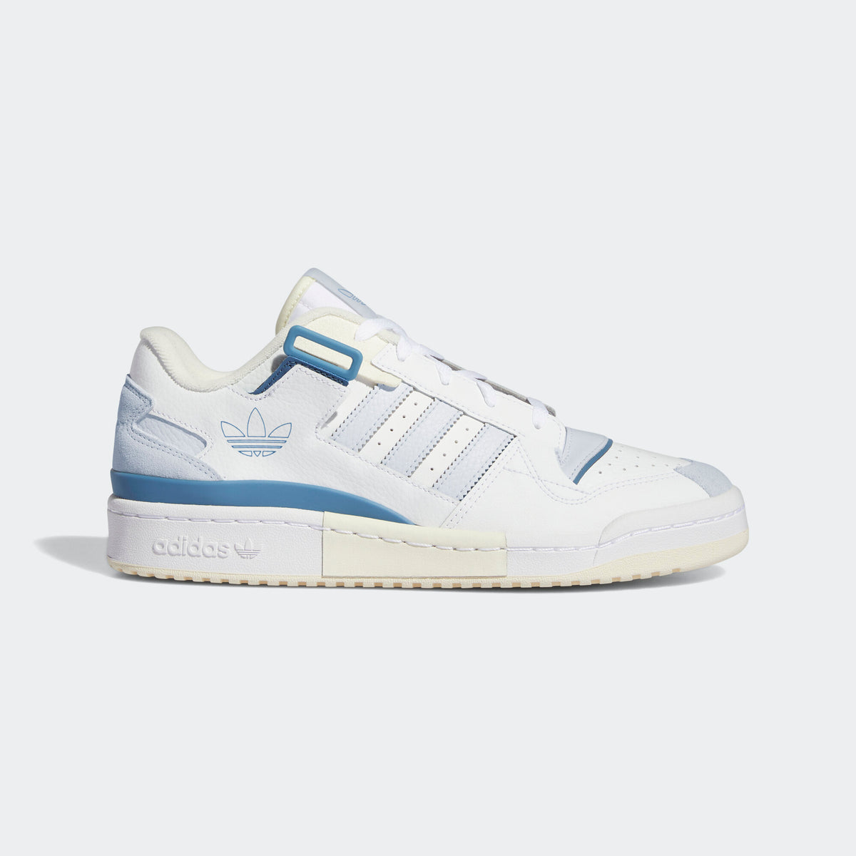 Adidas Forum Exhibit Low Sneakers - White / Light Blue Grey / Dark Blue - view 1