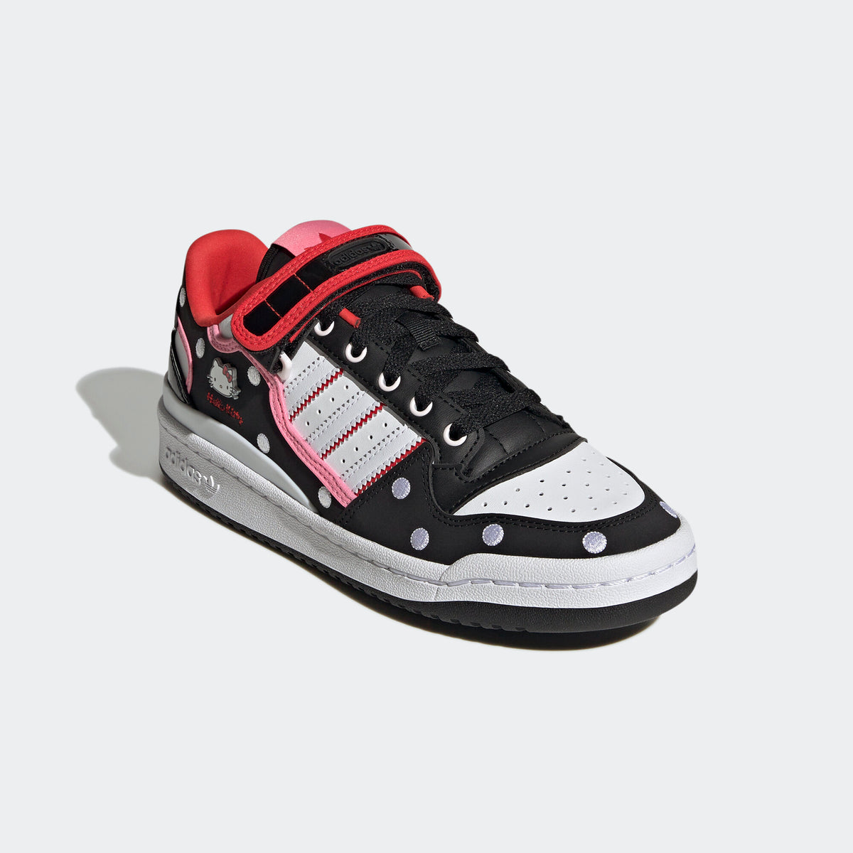 Adidas Forum LOW Sneakers - White / Black / Pink / Red - view 6