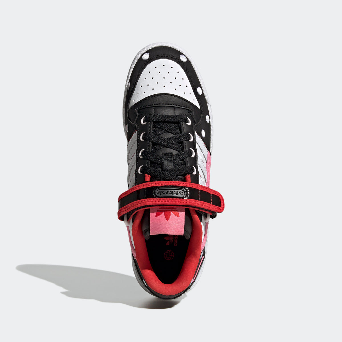 Adidas Forum LOW Sneakers - White / Black / Pink / Red - view 4