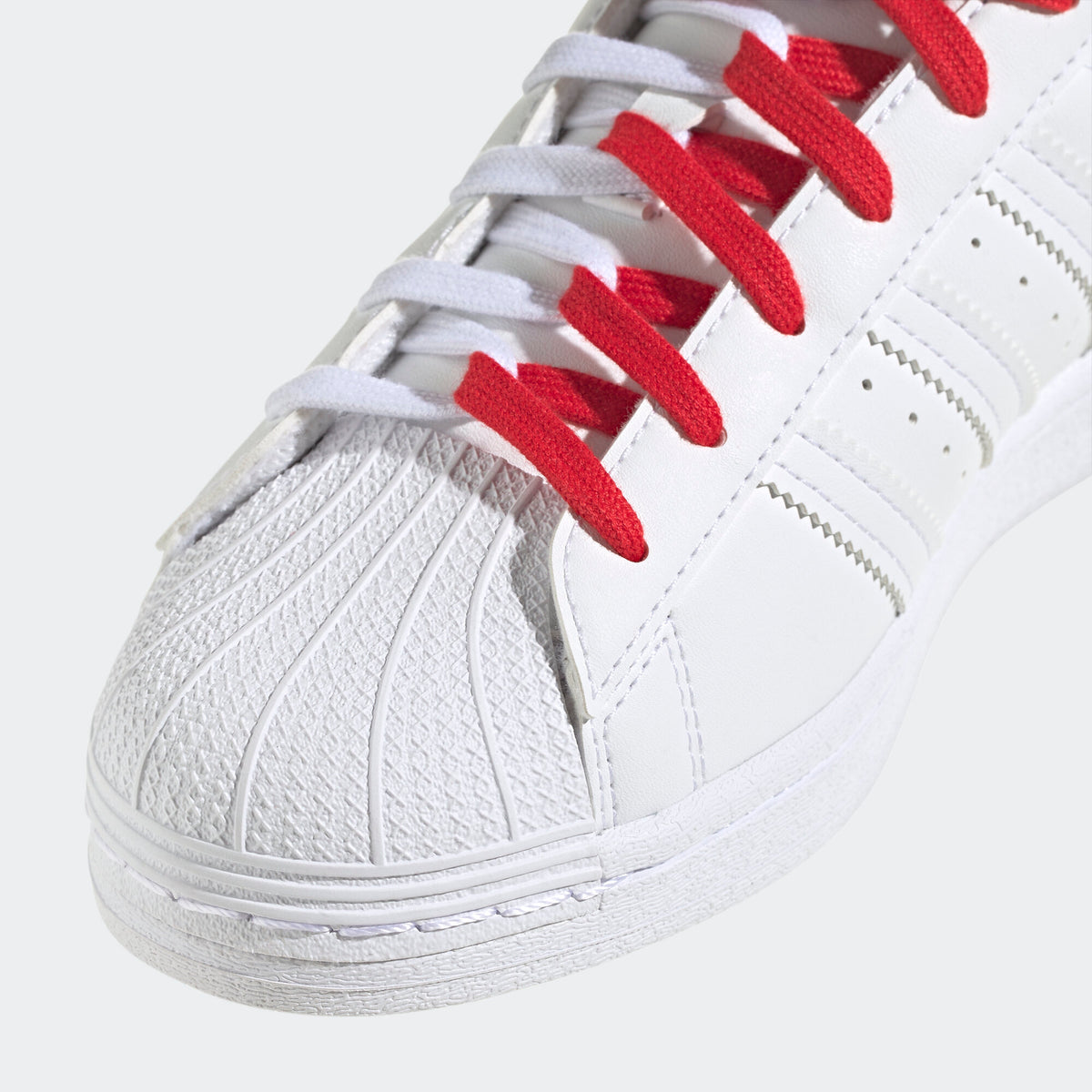 Adidas Superstar Sneakers - White / Black / Red / Blue - view 8