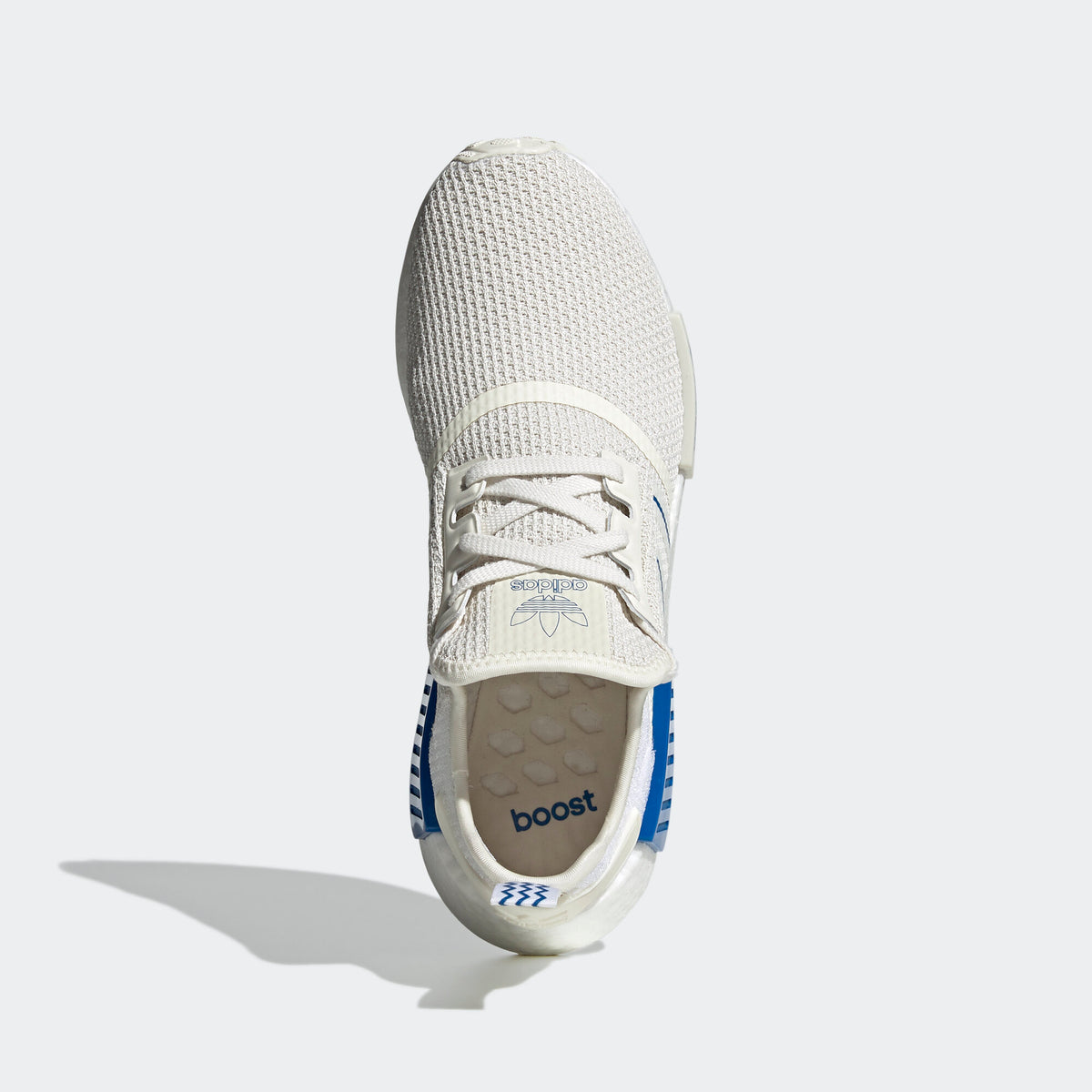 Adidas NMD_R1 Sneakers - Off White / Crystal White / Blue - view 7