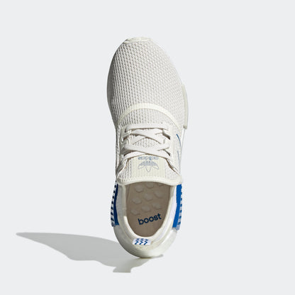 Adidas NMD_R1 Sneakers - Off White / Crystal White / Blue - view 7