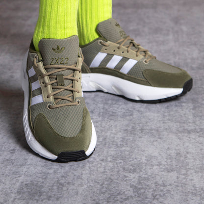 Adidas ZX 22 BOOST Sneakers - Grey / Green / White - view 2