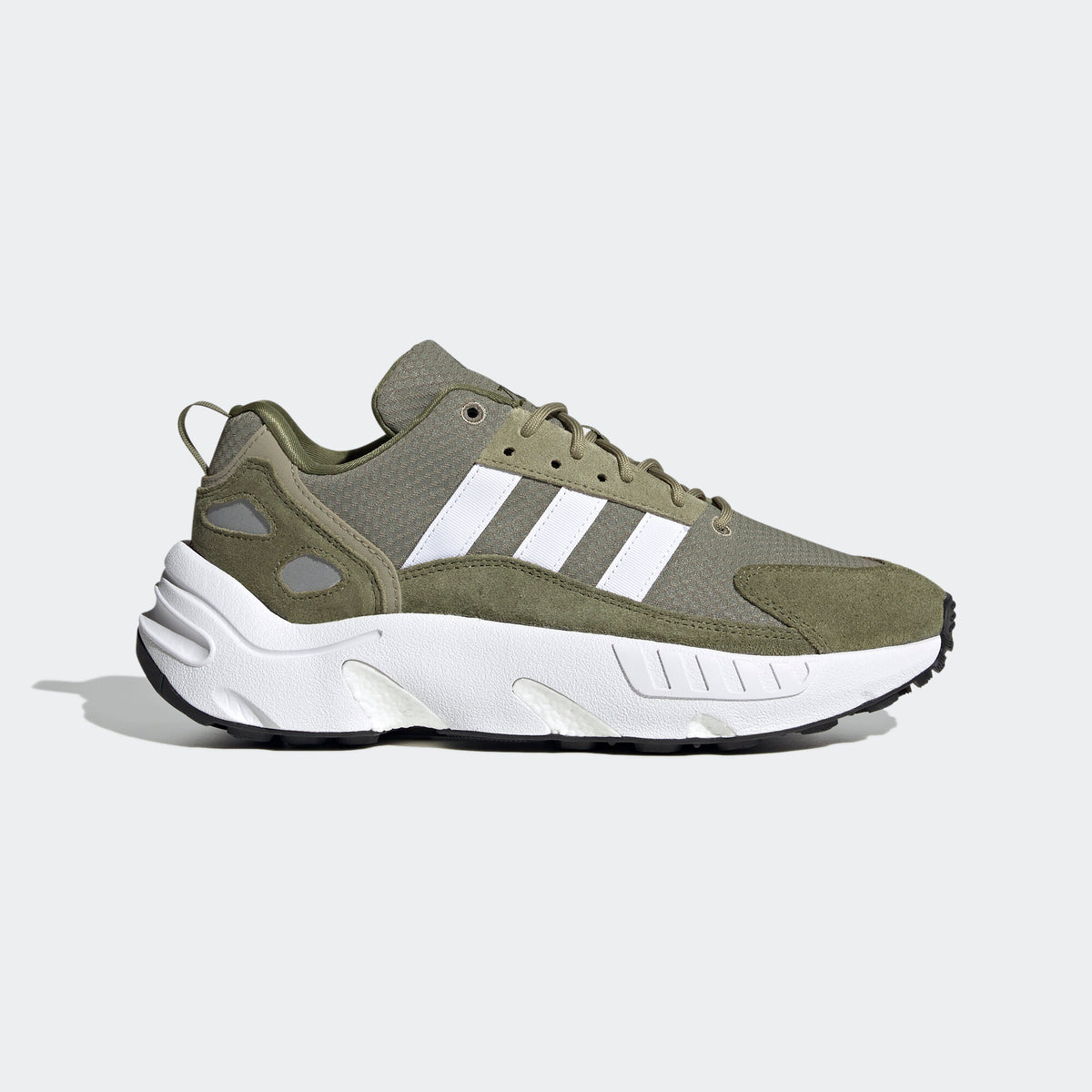 Adidas ZX 22 BOOST Sneakers - Grey / Green / White - view 4