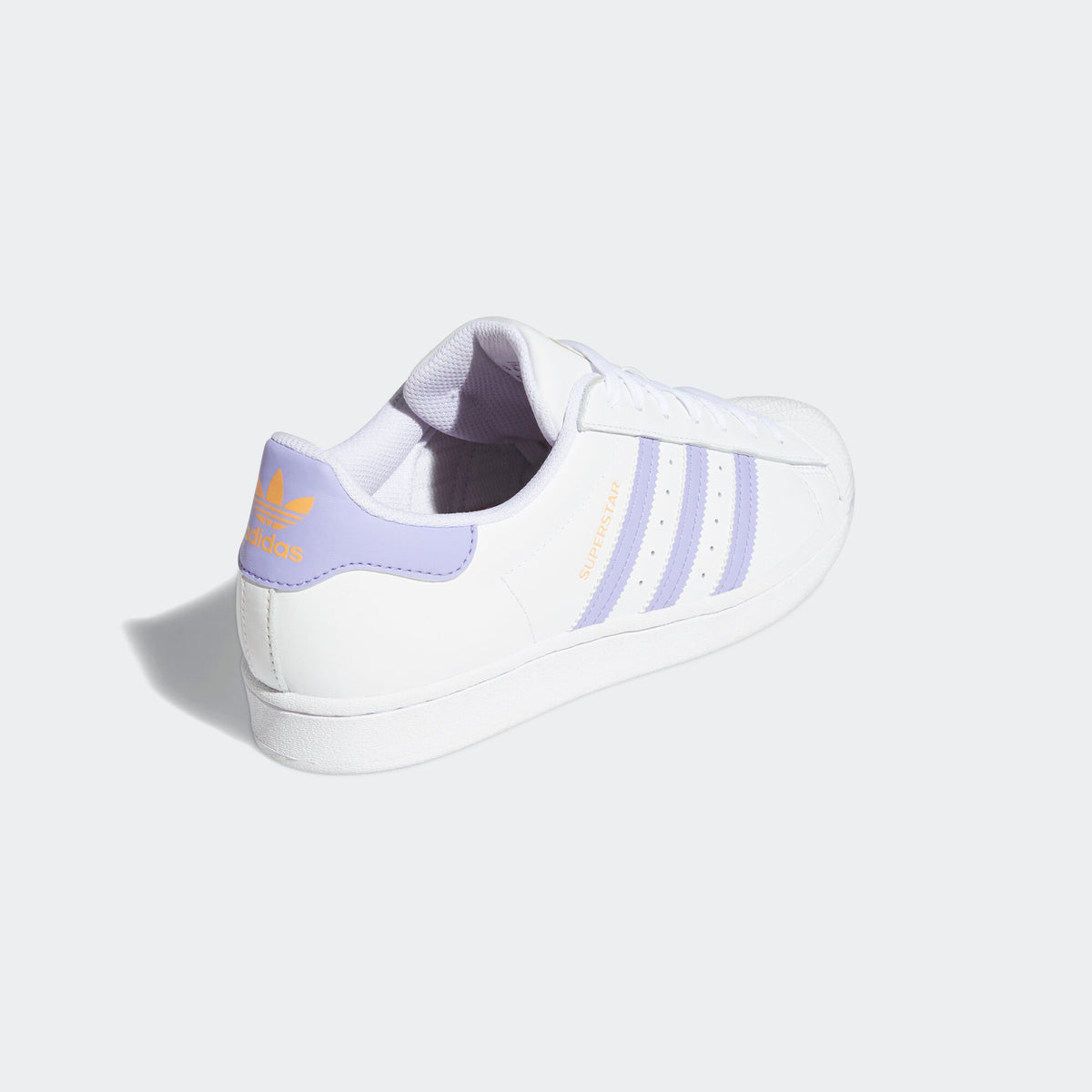 Adidas Superstar Sneakers - White / Light Purple - view 6