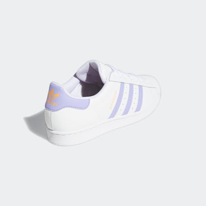 Adidas Superstar Sneakers - White / Light Purple - view 6