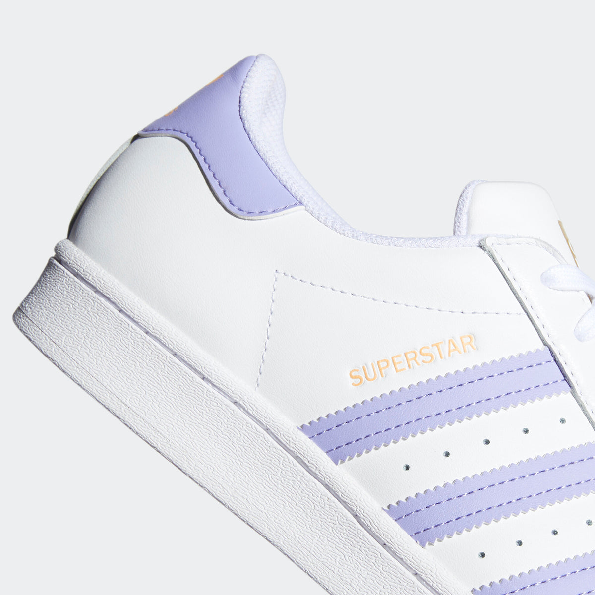 Adidas Superstar Sneakers - White / Light Purple - view 7