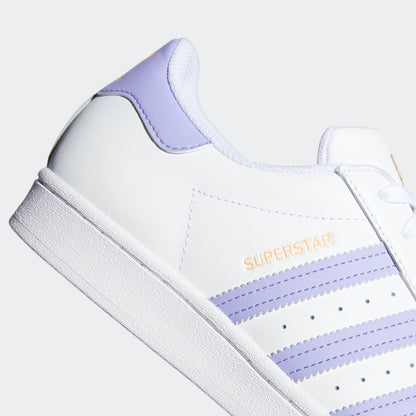 Adidas Superstar Sneakers - White / Light Purple - view 7