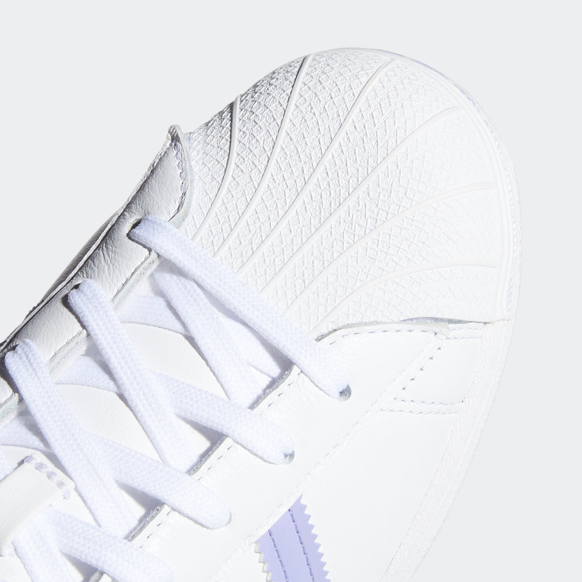Adidas Superstar Sneakers - White / Light Purple - view 8
