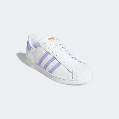 Adidas Superstar Sneakers - White / Light Purple - view 5