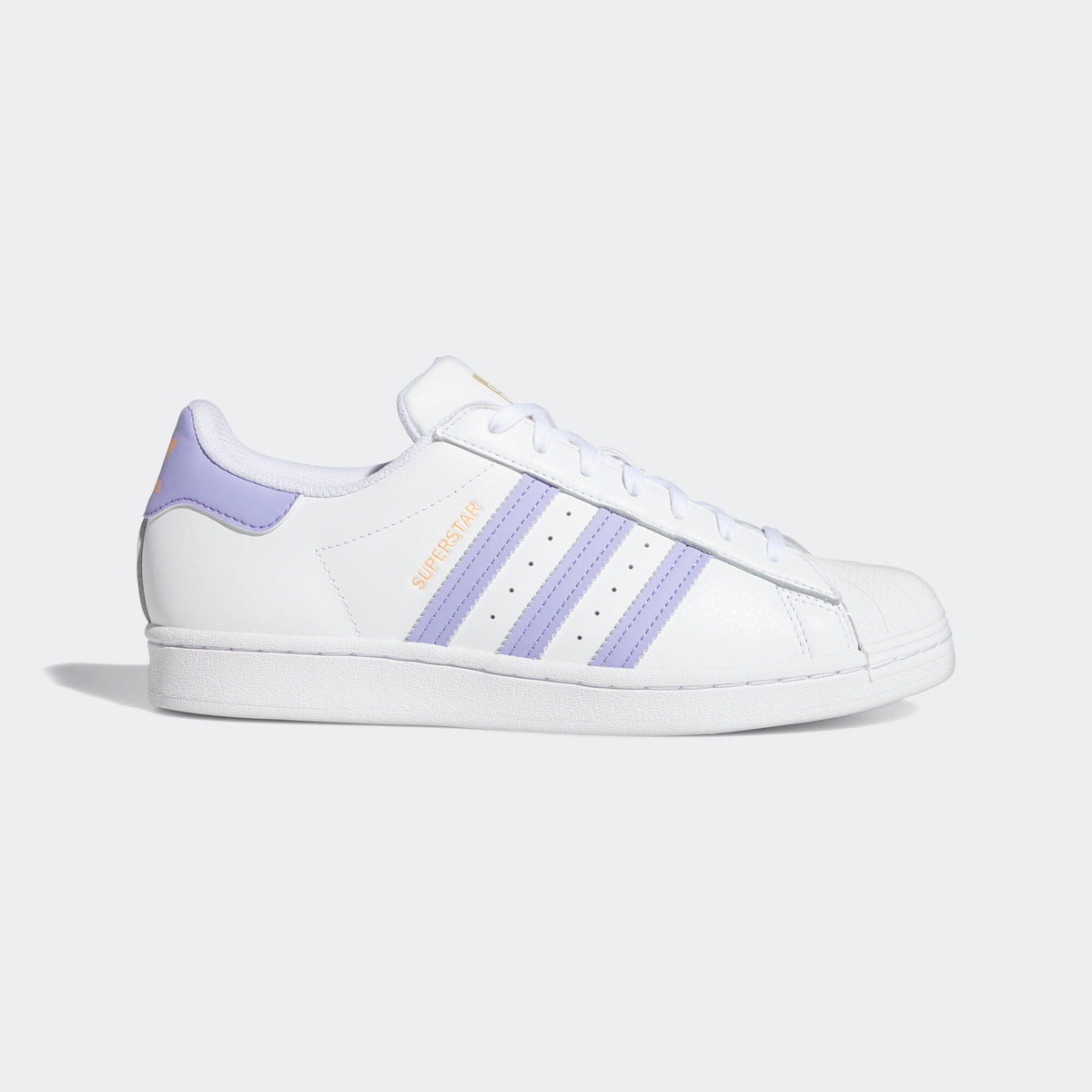 Adidas Superstar Sneakers - White / Light Purple - view 1